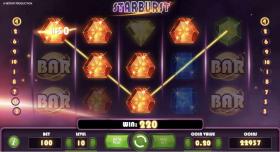 Pelaa kolikkopelissä Starburst 1xbet