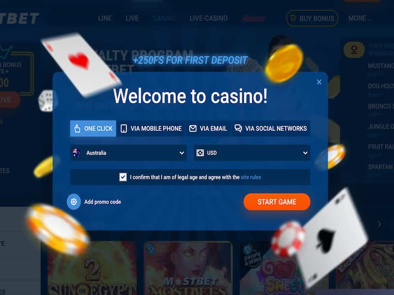 Ways to replenish the balance in the online casino Mostbet